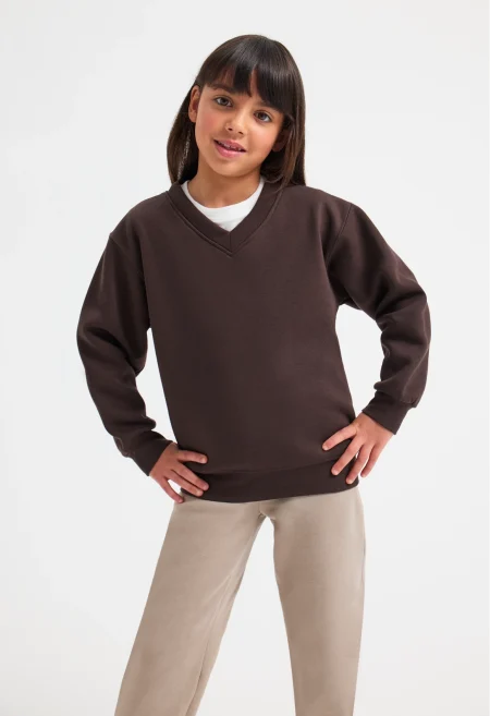 Childrens Classic V-Neck Sweatshirt