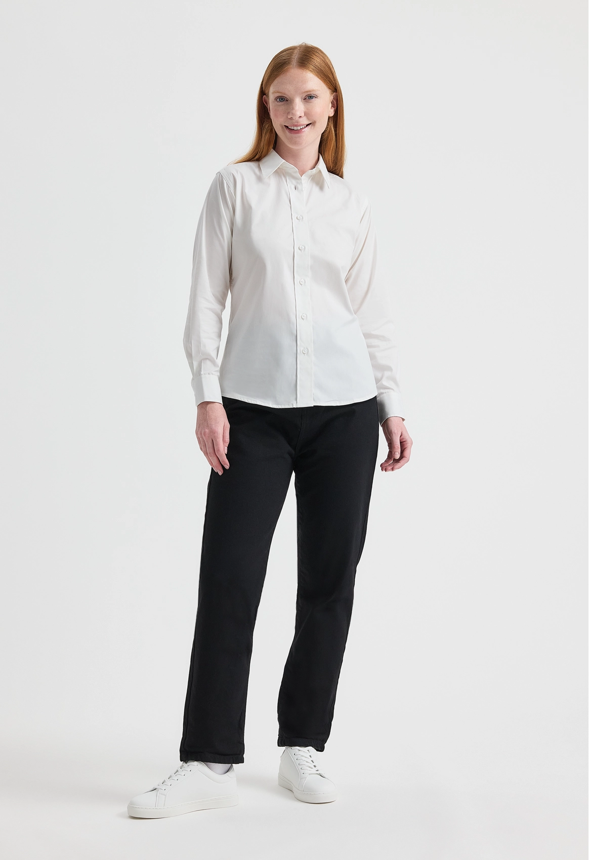 Ladies Pinpoint Oxford Full Sleeve Shirt