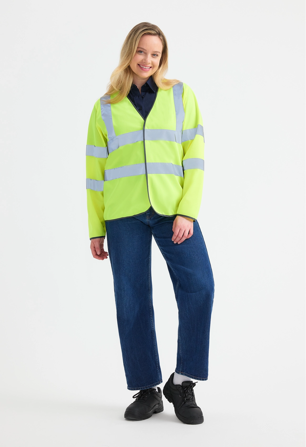 Long Sleeve Hi Vis Safety Waistcoat