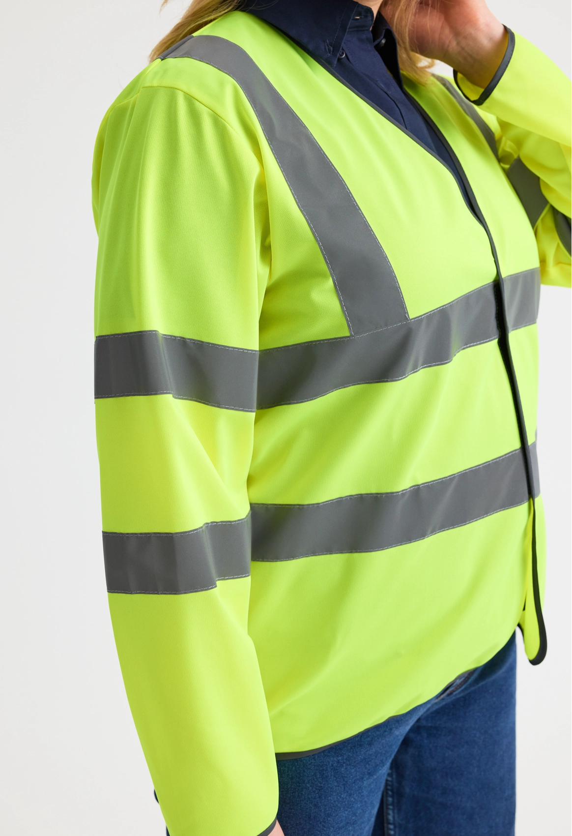 Long Sleeve Hi Vis Safety Waistcoat